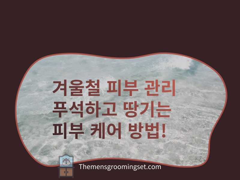 겨울 피부 관리 대표 이미지