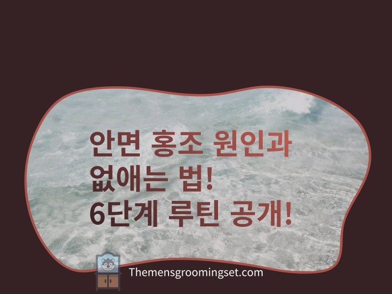 안면 홍조 원인 및 없애는법 6단계 루틴 대표 이미지