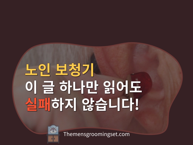 노인 보청기 대표 이미지