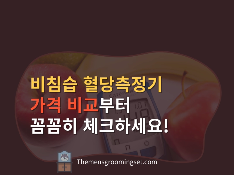 비침습 혈당측정기 가격 비교 대표 이미지