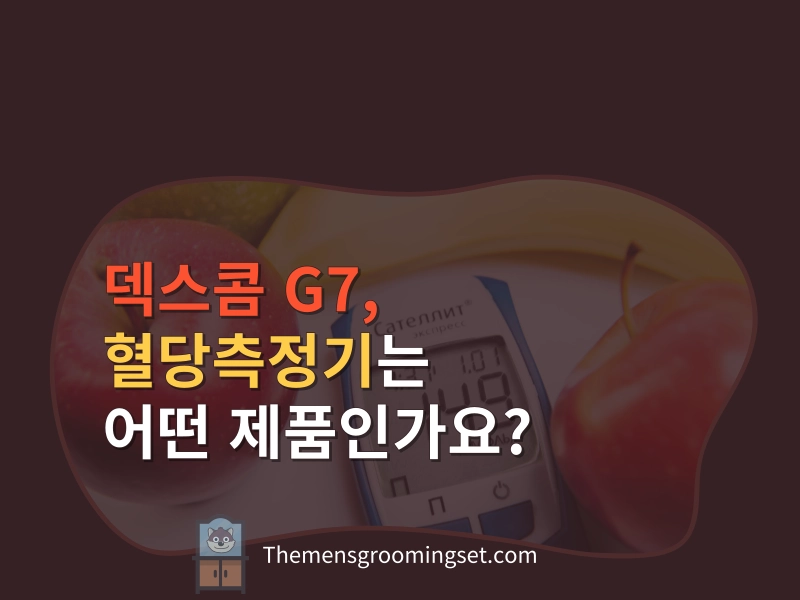 덱스콤 G7 연속혈당측정기 대표 이미지