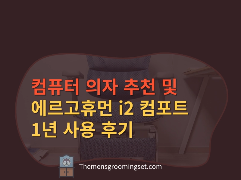 컴퓨터 의자 추천 및 에르고휴먼 i2 컴포트 1년 사용 후기