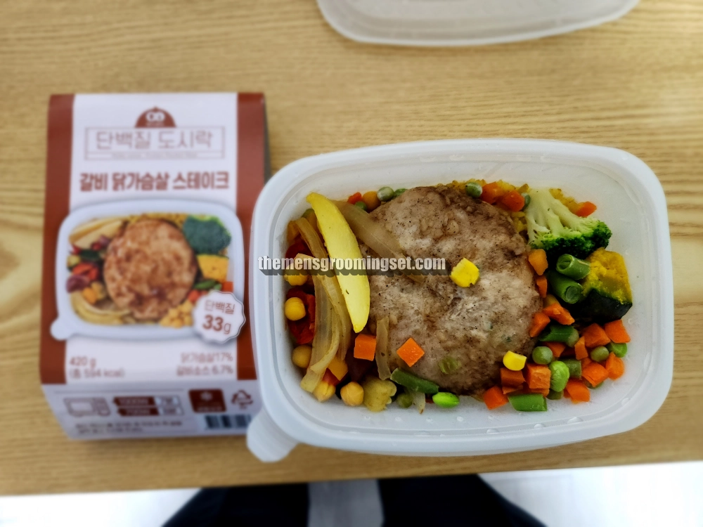 1. 자동으로 짜여진 다이어트 식단표 후기, 갈비 닭가슴살 스테이크 (1)