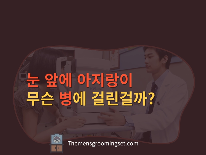 눈 앞에 아지랑이 증상 대표 이미지