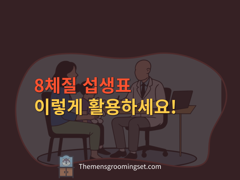 8체질 섭생표 대표 이미지